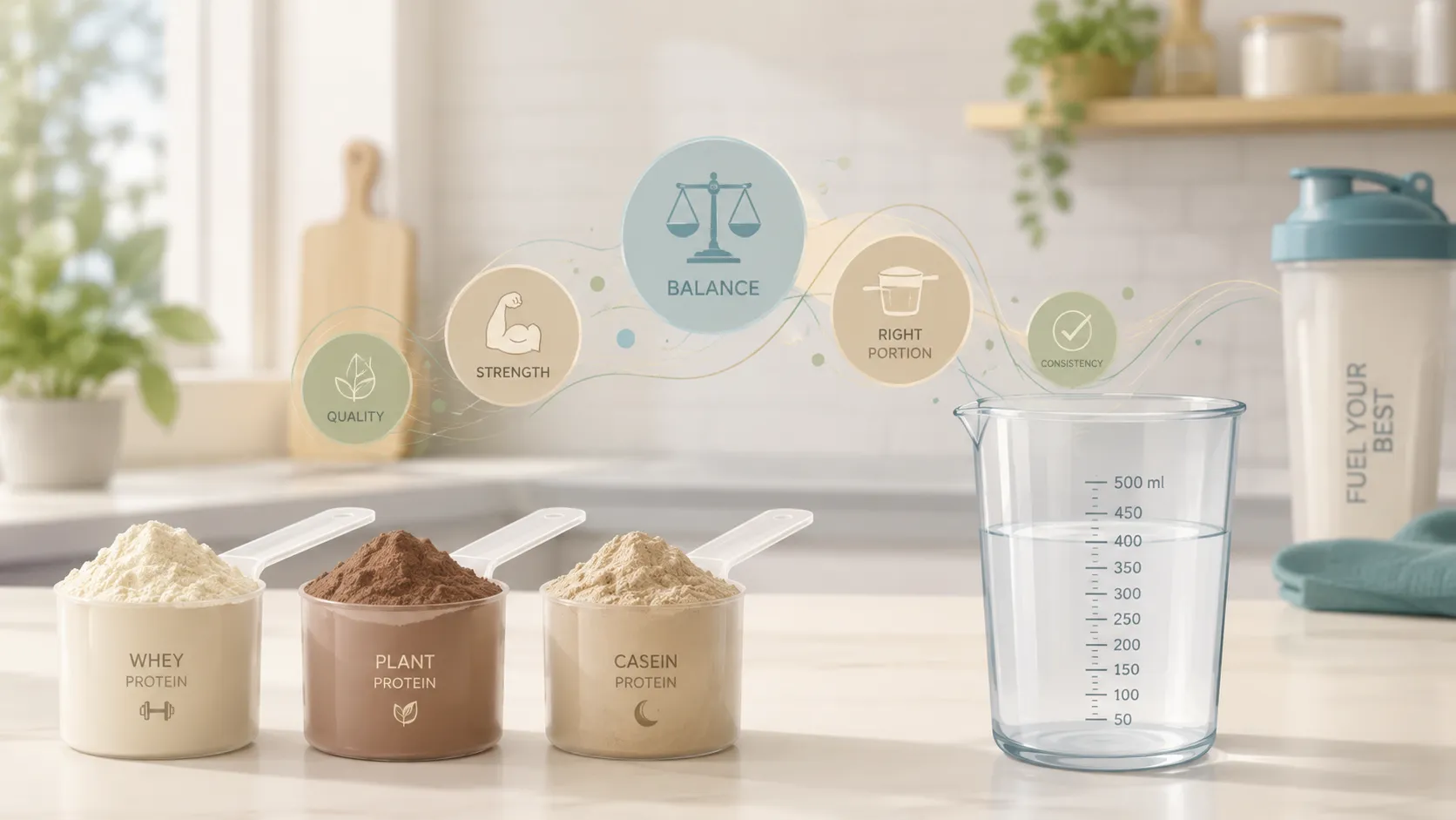 How Many Scoops of Protein Powder in a Cup
